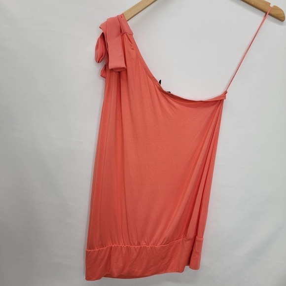 THE Limited Women’s Top M Small Orange Bow On Shoulder - Picture 15 of 16